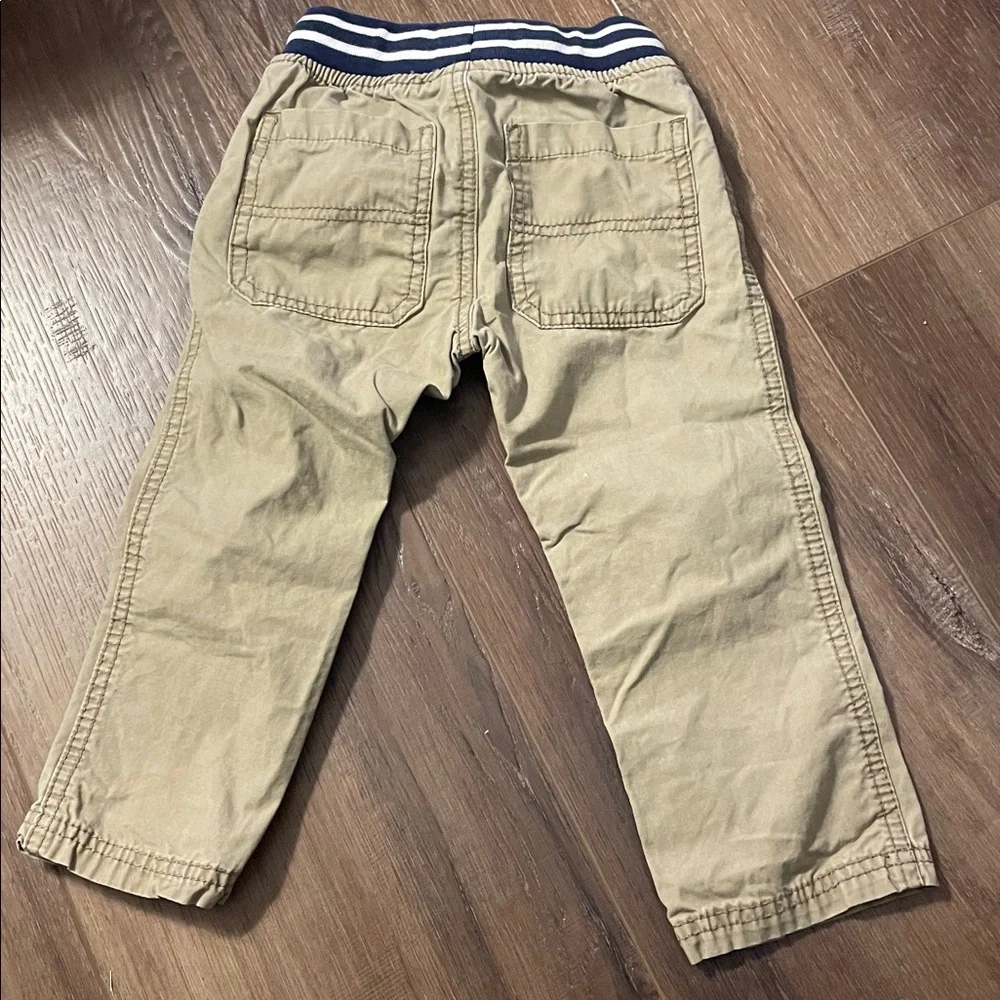 Carter’s khaki elastic waist pull on pants 2T